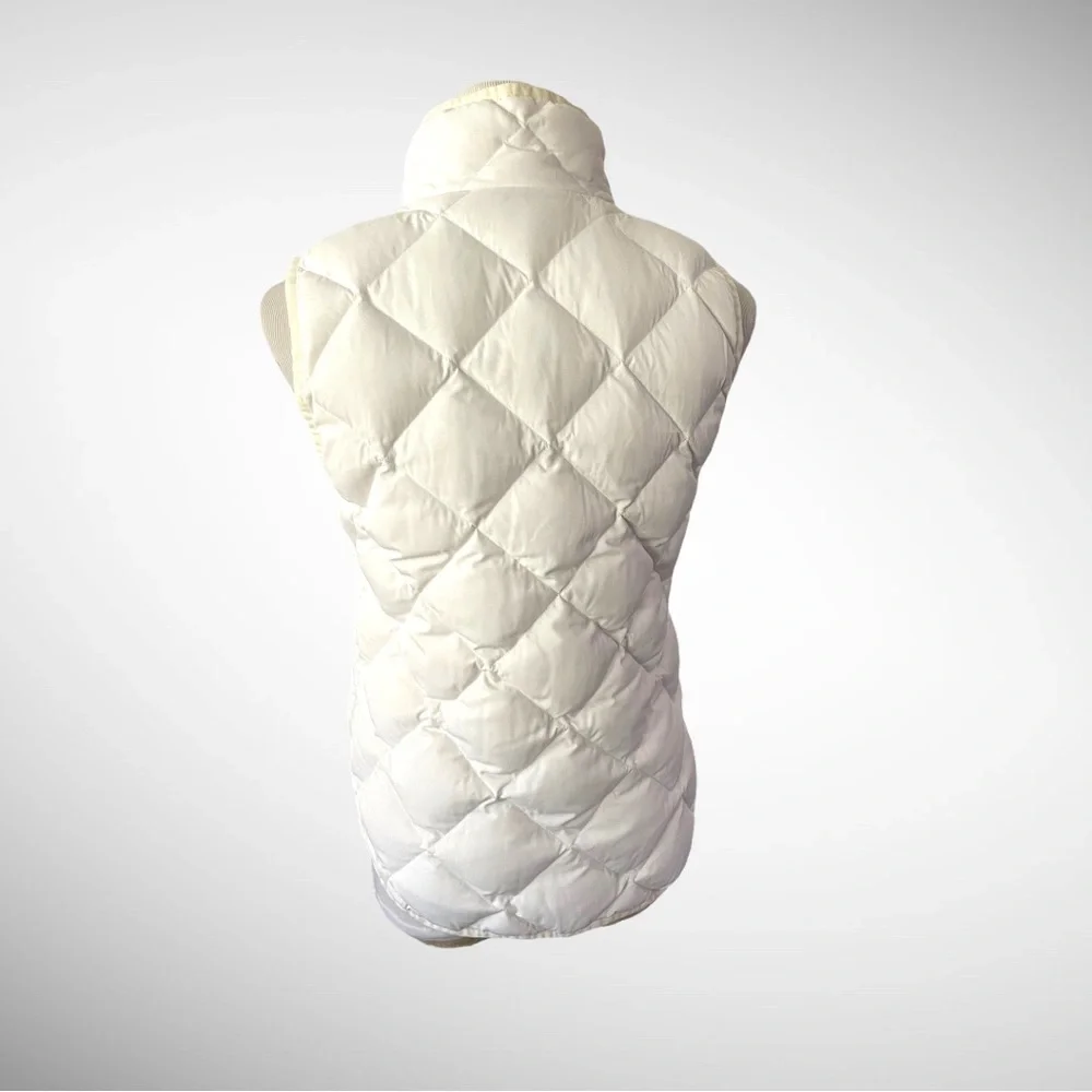 J. CREW WHITE PUFFER BEST SIZE XS